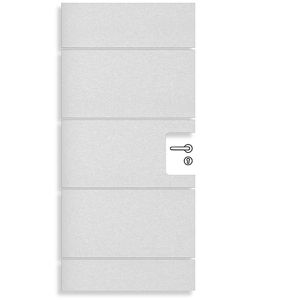 Akustikplatte aixFOAM DOORIE, Tür-Außenseite, Set