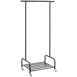 Garderobenständer Haku-Möbel Mario 1, schwarz