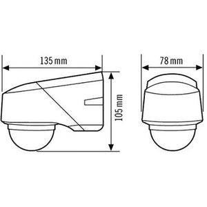 Produktbild für Bewegungsmelder Esylux RC 280i PIR