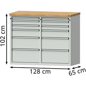 Produktbild für Schubladenschrank ANKE 600.411, aus Metall