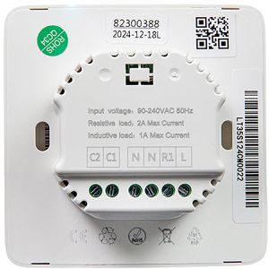 Produktbild für Raumthermostat Shelly LinkedGo ST1820 Bluetooth, WLAN