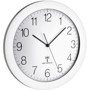 Wanduhr TFA 60.3512.02, Kunststoff, analog, Funkuhr