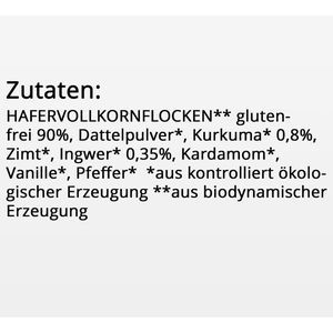 Produktbild für Haferbrei Bauckhof HotHafer Golden Milk Porridge demeter, BIO