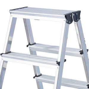 Produktbild für Stehleiter Euroline Nr. 619, 6190007, beidseitig begehbar