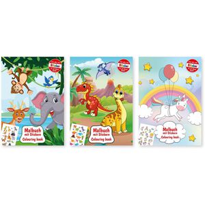 Malbuch Stylex 77077, mit Stickern