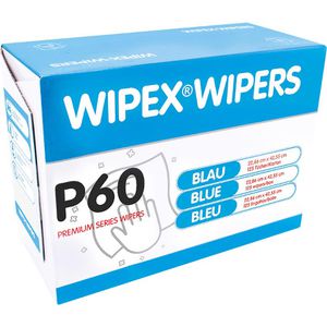 Produktbild für Einwegtücher Wipex Wipers P60, 55506E, blau