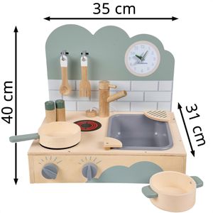 Produktbild für Kinderküche Eichhorn 100002700 kleine Tischküche