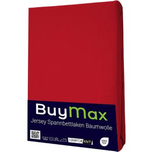 Produktbild für Spannbettlaken Buymax Jersey, 160 x 200 cm