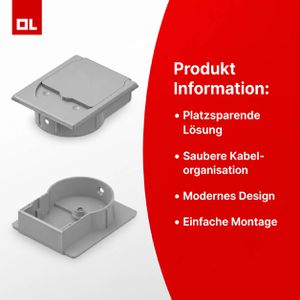 Produktbild für Kabeldurchlass Oskar-Lehmann KDE, 88,5 mm, rund