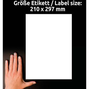 Produktbild für Universaletiketten Zweckform L9001-10, weiß