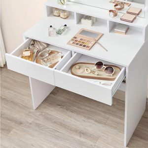 Produktbild für Schminktisch Vasagle RDT120T10, mit Beleuchtung