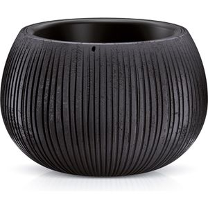 Produktbild für Übertopf Prosperplast Beton Bowl, schwarz, Ø 29 x 20 cm