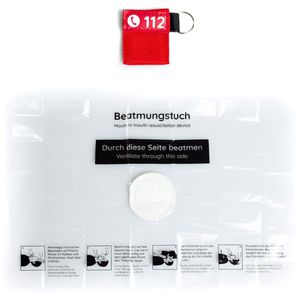 Produktbild für Beatmungsmaske Flexeo rot, nach DIN 13154