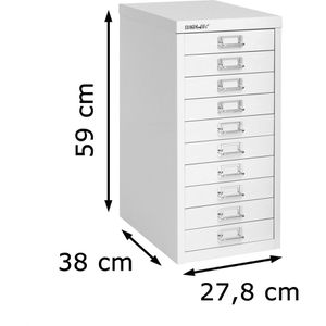 Produktbild für Schubladenschrank Bisley MultiDrawer, aus Metall