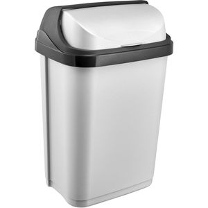 Mülleimer Keeeper Rasmus, light silver