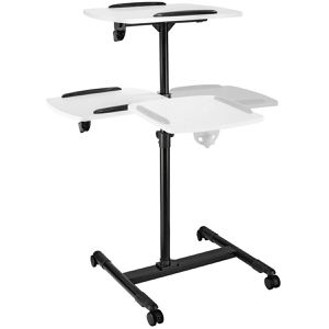 Produktbild für Beamertisch Hama 00077510, schwarz / weiß, 10 kg Traglast