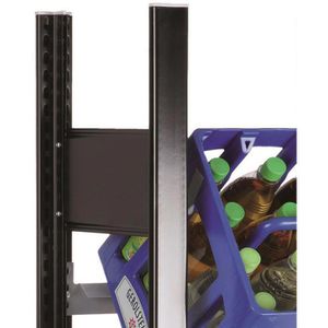 Produktbild für Getränkekistenregal Schulte-Regalwelt 120, für 3 Kisten