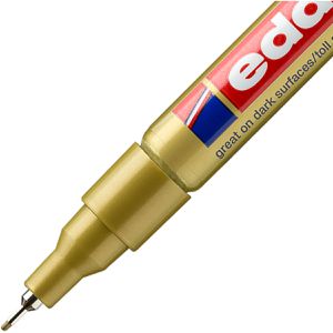 Produktbild für Lackmarker Edding 780, gold und silber