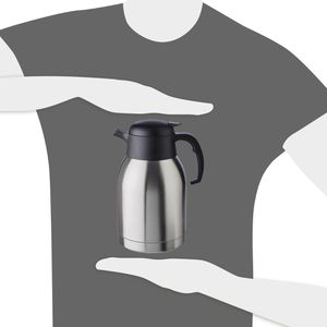 Produktbild für Thermoskanne APS Classic, 10912, Edelstahl