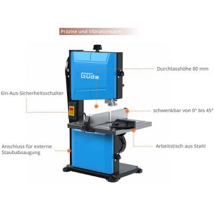 Produktbild für Bandsäge Güde GBS 200S, 83813, Elektro, Holzbandsäge