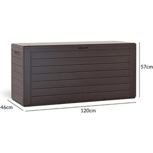 Produktbild für Gartenbox Deuba Woody 108492, aus Kunststoff