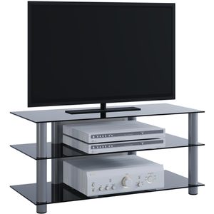TV-Rack VCM Netasa, schwarz