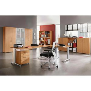 Produktbild für Aktenschrank Hammerbacher Basic 4550, aus Holz