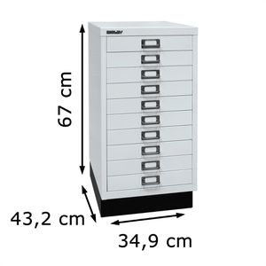 Produktbild für Schubladenschrank Bisley MultiDrawer, aus Metall