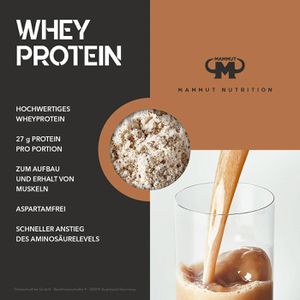 Produktbild für Proteinpulver Mammut Whey Protein, 3 kg