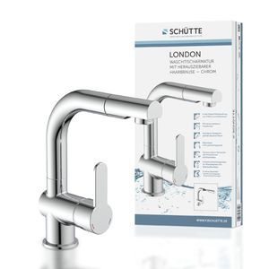 Waschtischarmatur Schütte London, verchromt