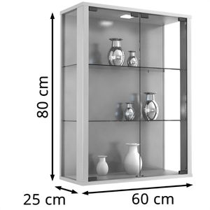 Produktbild für Glasvitrine VCM Udina, hängend
