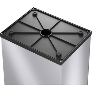 Produktbild für Mülleimer Hailo Big-Box Swing XL, silber