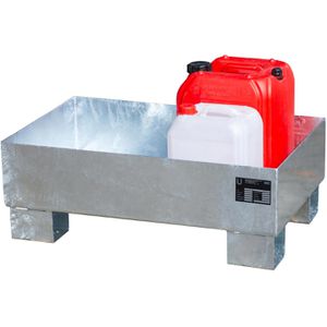 Produktbild für Auffangwanne BAUER AW 60-1, aus verzinktem Stahl