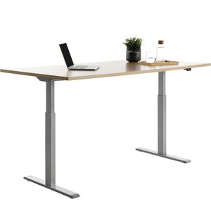 Produktbild für Schreibtisch Topstar E-Table, ahorn / silber