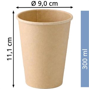 Produktbild für Trinkbecher Biozoyg DHD04478, braun