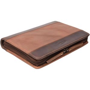 Produktbild für Schreibmappe Menzo MB57, braun, Echt Leder
