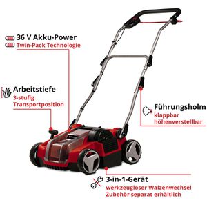 Produktbild für Vertikutierer Einhell GE-SC 36/35 Li-Solo, Akku