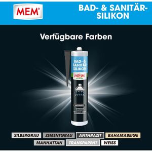 Produktbild für Silikon MEM Bad- &amp; Sanitär, anthrazit