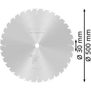 Produktbild für Kreissägeblatt Bosch PRO Construct Wood 2608640695