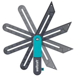 Produktbild für Winkelschmiege Wolfcraft 6958000, mit Linealanschlag
