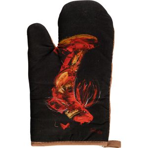 Ofenhandschuh Fackelmann Koi, 11011, schwarz