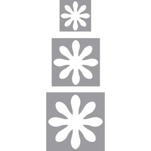 Produktbild für Motivstanzer Rayher 69103000 Blumen, 3er Set
