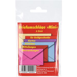 Produktbild für Briefumschläge Böttcher-AG bunt, Mini