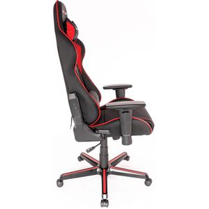 DXRacer Gaming-Stuhl Formula F08, 90 Kopfstütze, belastbar OH-FH08-NR, AG / schwarz rot, – bis kg Böttcher Kunstleder