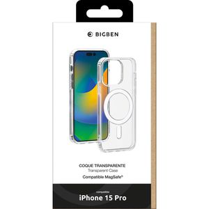 Produktbild für Handyhülle Bigben Hybrid Case, MagSafe, transparent