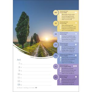 Produktbild für Mondkalender Harenberg 3310228, Mond-Wochenkalender, Jahr 2027