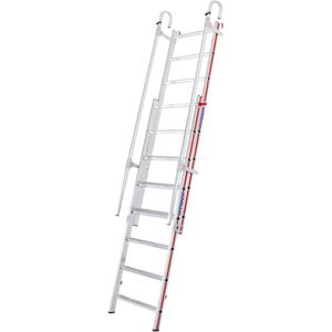 Produktbild für Schiebeleiter Hymer 609215, Arbeitshöhe 5,35m
