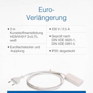 Produktbild für Verlängerungskabel as-Schwabe 50101, für innen