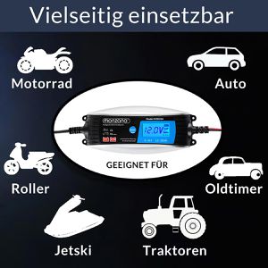 Produktbild für Autobatterie-Ladegerät Monzana 108754, MZBC04