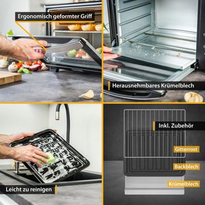 Produktbild für Minibackofen TZS-First-Austria FA-5043-1